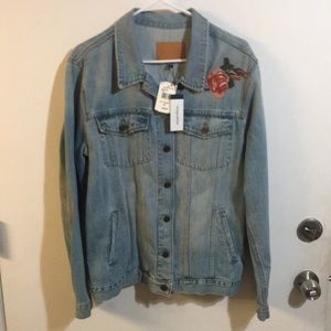 Sanctuary Embroidered Patch Denim Jacket